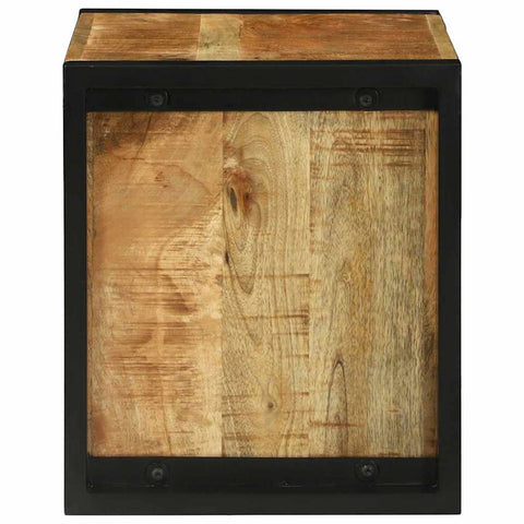 vidaXL Wall Cube with Shelf Brown 55 x 35 x 40 cm Solid Mango wood