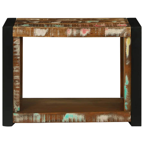 vidaXL Wall Cube with Shelf Brown 55 x 35 x 40 cm Solid Reclaim wood