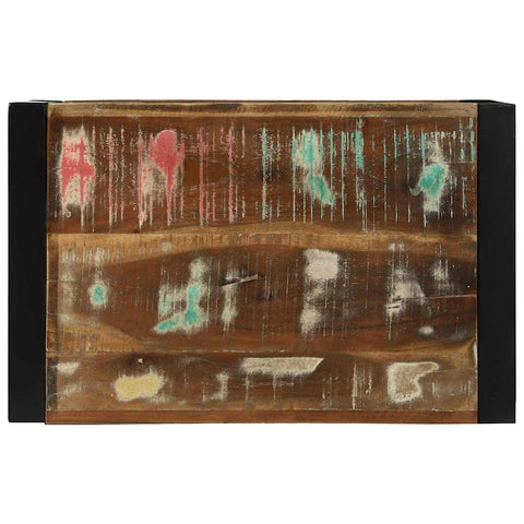 vidaXL Wall Cube with Shelf Brown 55 x 35 x 40 cm Solid Reclaim wood