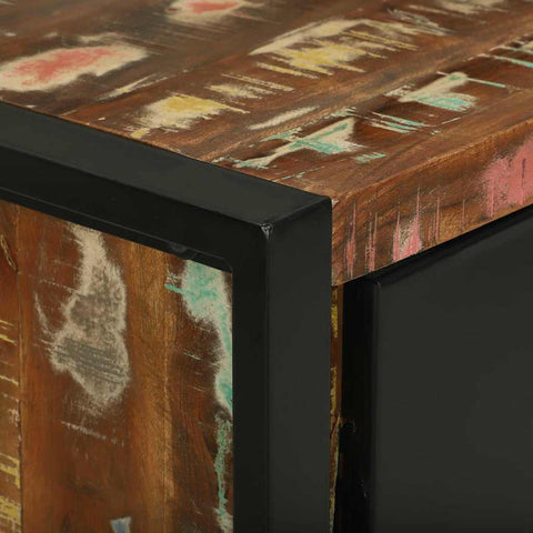 vidaXL Sink Cabinet with Door Brown 55 x 35 x 60 cm Solid Reclaim wood