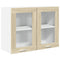 vidaXL 8 Piece Kitchen Cabinet Set Lyon  Sonoma Oak Engineered Wood