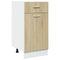 vidaXL 8 Piece Kitchen Cabinet Set Lyon  Sonoma Oak Engineered Wood
