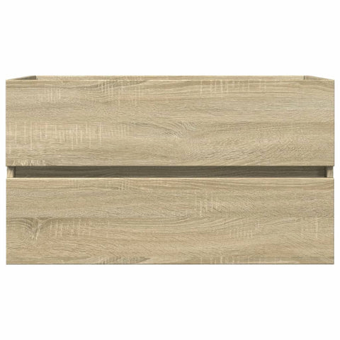 vidaXL 2 Piece Bathroom Furniture Set Ceramic and Engineered Wood