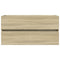 vidaXL 2 Piece Bathroom Furniture Set Ceramic and Engineered Wood