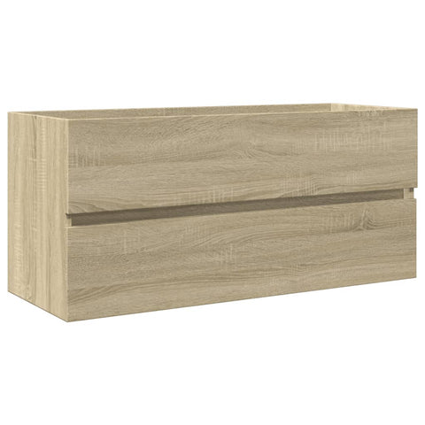vidaXL 2 Piece Bathroom Furniture Set Ceramic and Engineered Wood
