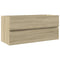 vidaXL 2 Piece Bathroom Furniture Set Ceramic and Engineered Wood
