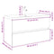 vidaXL 2 Piece Bathroom Furniture Set Ceramic and Engineered Wood
