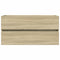 vidaXL 2 Piece Bathroom Furniture Set Ceramic and Engineered Wood