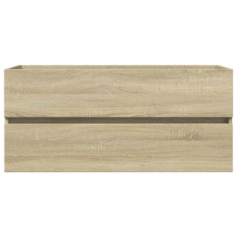 vidaXL 2 Piece Bathroom Furniture Set Ceramic and Engineered Wood