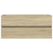 vidaXL 2 Piece Bathroom Furniture Set Ceramic and Engineered Wood