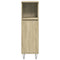 vidaXL 3 Piece Bathroom Furniture Set Sonoma Oak Engineered Wood