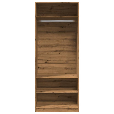 vidaXL Wardrobe Artisian Oak 80x50x200 cm Engineered Wood