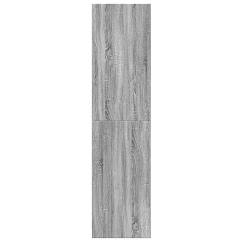 vidaXL Wardrobe Grey Sonoma 50x50x200 cm Engineered Wood
