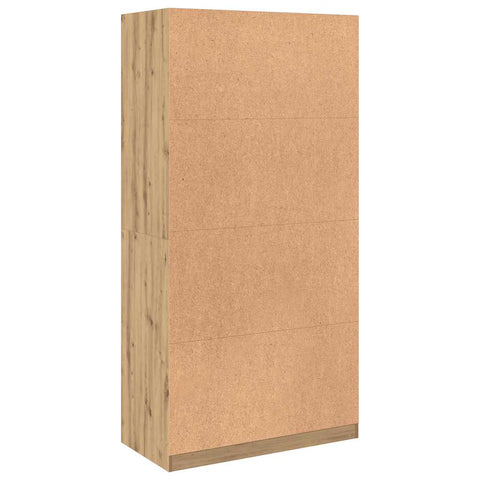 vidaXL Wardrobe Artisian Oak 100x50x200 cm Engineered Wood