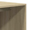 vidaXL Wardrobe Sonoma Oak 80x50x200 cm Engineered Wood