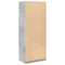 vidaXL Wardrobe Concrete Grey 80x50x200 cm Engineered Wood