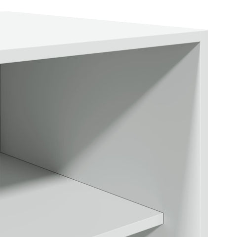 vidaXL Wardrobe White 80x50x200 cm Engineered Wood