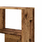 vidaXL Corner Bookcase 4-Tier Old Wood 85x85x140 cm Engineered Wood