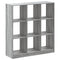 vidaXL Bookcase Grey Sonoma 102x32x108 cm Engineered Wood