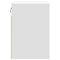 vidaXL Wall-mounted Bedside Cabinets with LED Lights 2 pcs White