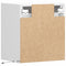 vidaXL Wall-mounted Bedside Cabinets with LED Lights 2 pcs White