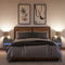 vidaXL Wall-mounted Bedside Cabinets with LED Lights 2 pcs Concrete Grey