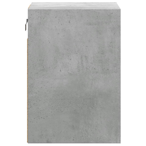 vidaXL Wall-mounted Bedside Cabinets with LED Lights 2 pcs Concrete Grey