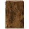 vidaXL Wall-mounted Bedside Cabinets with LED Lights 2 pcs Smoked Oak