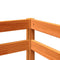 vidaXL Kids' Loft Bed without Mattress Wax Brown 90x200 cm Solid Wood Pine
