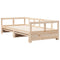 vidaXL Daybed without Mattress 80x200 cm Solid Wood Pine