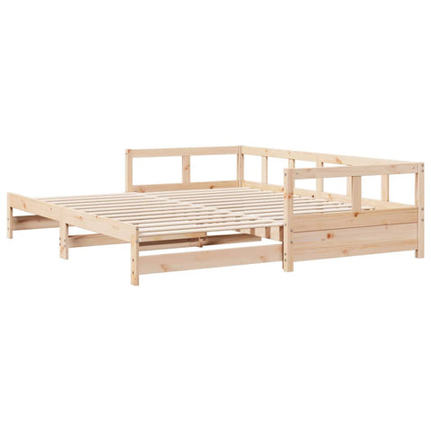 vidaXL Daybed without Mattress 80x200 cm Solid Wood Pine