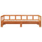 vidaXL Daybed without Mattress Wax Brown 80x200 cm Solid Wood Pine