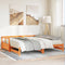 vidaXL Daybed without Mattress Wax Brown 90x200 cm Solid Wood Pine