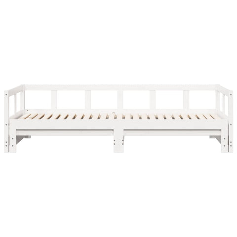 vidaXL Daybed without Mattress White 90x190 cm Solid Wood Pine