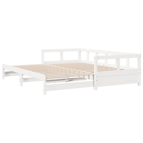 vidaXL Daybed without Mattress White 90x190 cm Solid Wood Pine