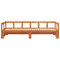 vidaXL Daybed without Mattress Wax Brown 90x190 cm Solid Wood Pine