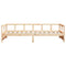 vidaXL Daybed without Mattress Natural 90x200 cm Solid Wood Pine