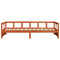 vidaXL Daybed without Mattress Wax Brown 90x200 cm Solid Wood Pine