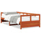 vidaXL Daybed without Mattress Wax Brown 90x190 cm Single Solid Wood Pine