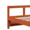 vidaXL Daybed without Mattress Wax Brown 90x190 cm Single Solid Wood Pine