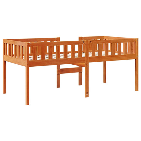 vidaXL Children's Bed without Mattress Wax Brown 80x200 cm Solid Wood Pine