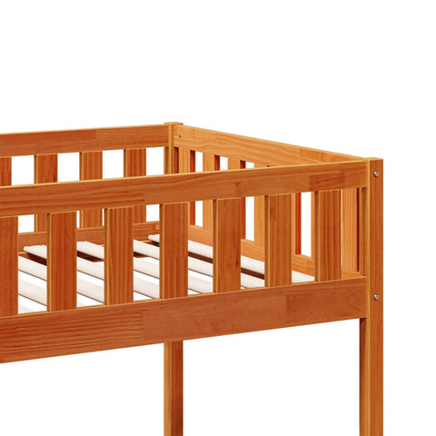 vidaXL Children's Bed without Mattress Wax Brown 80x200 cm Solid Wood Pine