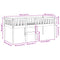 vidaXL Children's Bed without Mattress 90x190 cm Solid Wood Pine