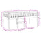 vidaXL Children's Bed without Mattress White 90x190 cm Solid Wood Pine