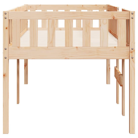 vidaXL Children's Bed without Mattress 75x190 cm Solid Wood Pine
