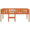 vidaXL Children's Bed without Mattress Wax Brown 75x190 cm Solid Wood Pine
