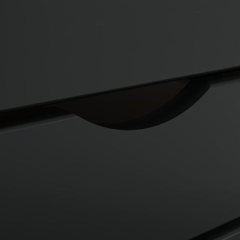 vidaXL Rolling Cabinet with Desk MOSS Black Solid Wood Pine