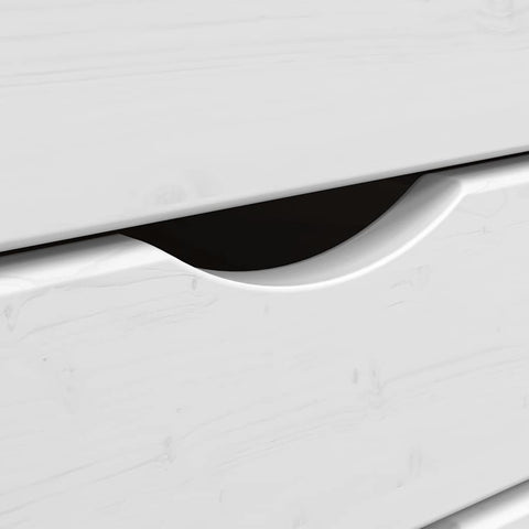 vidaXL Rolling Cabinet with Desk MOSS Honey Brown Solid Wood Pine