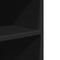 vidaXL Side Table with Wheels Black 55x60x78 cm Engineered Wood