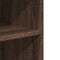 vidaXL Side Table with Wheels Brown Oak 55x60x78 cm Engineered Wood